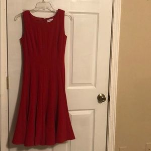 Calvin Klein red dress